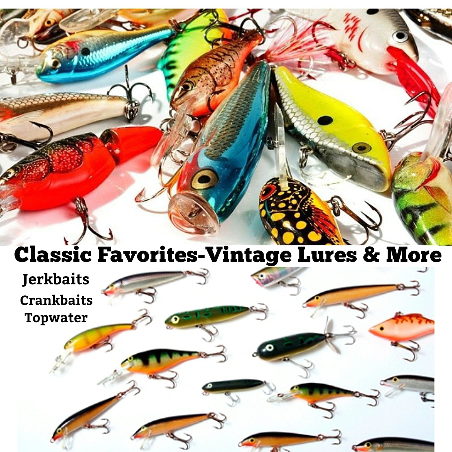 Classic Lures, Vintage Lures & More Cali Bass Baits Classic Lures, Vintage Lures & More Cali Bass Baits