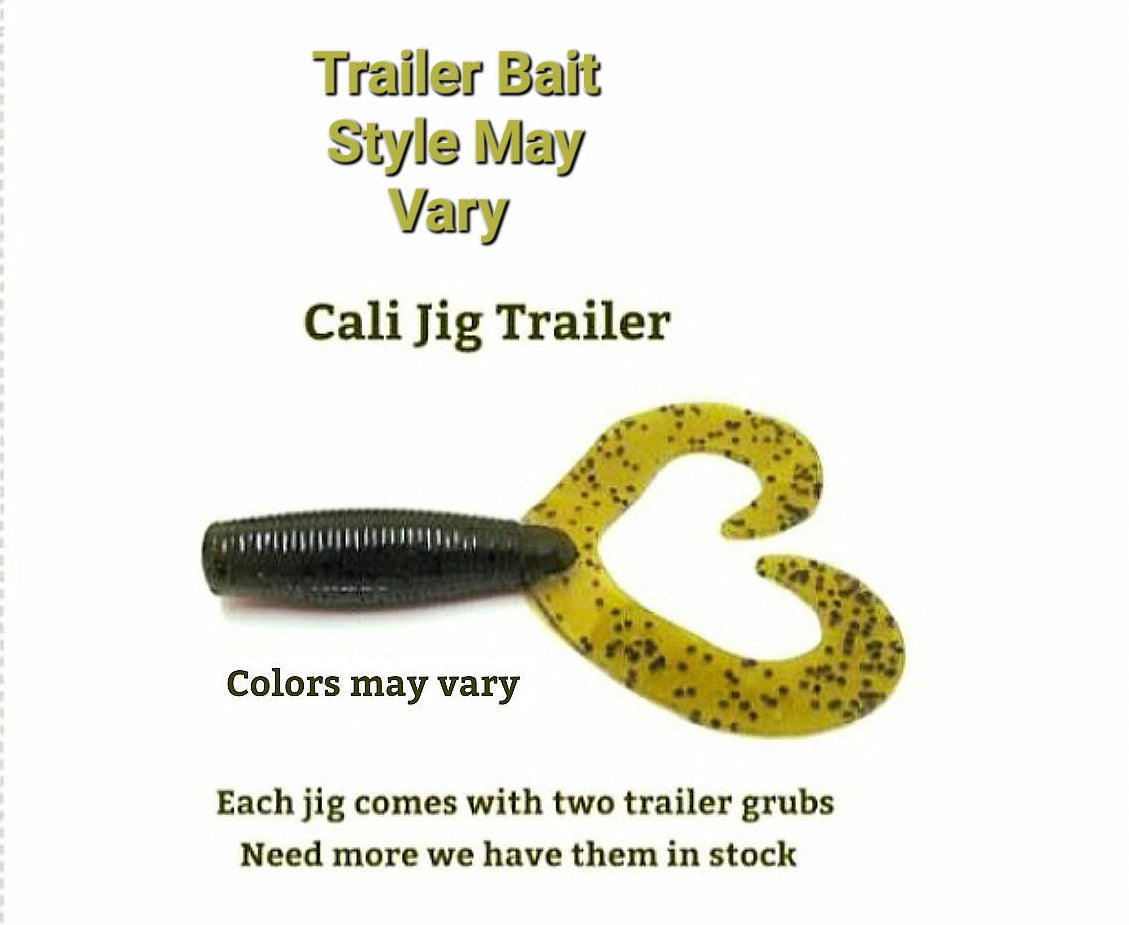 CALI JIGS in bangn bluegill (Football or Brush Jig)