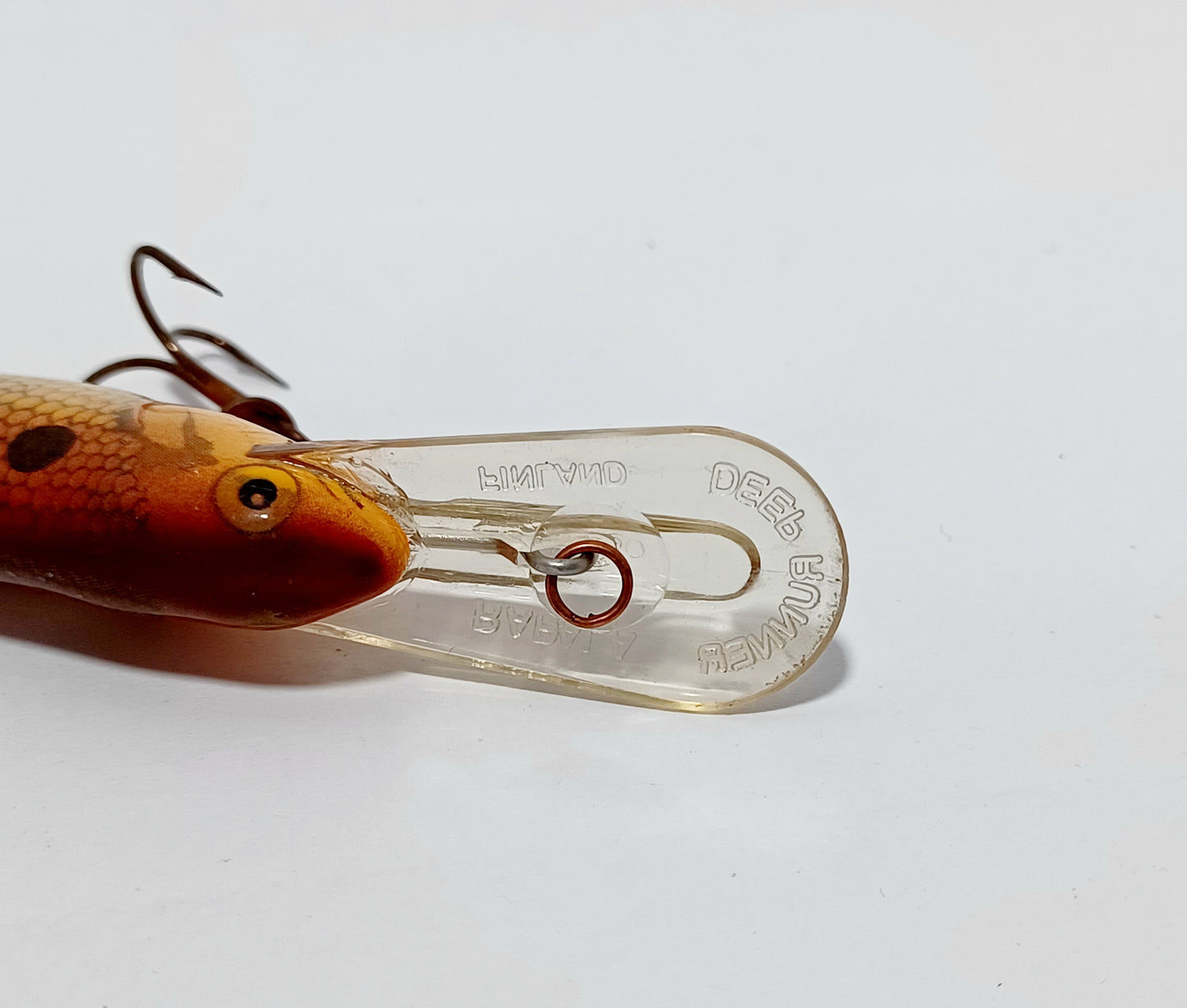 Vintage Rapala deep runner 5 crawdad Finland Balsa Wood crankbait Lure