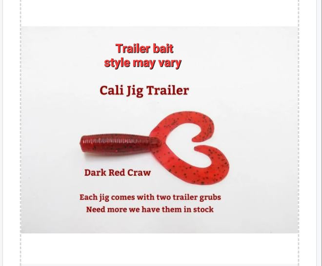 CALI JIGS in cajun craw (Football or Brush Jig)
