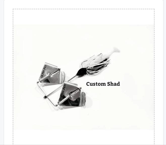(FULL SIZE*Original) Buzz Blaster SILVER blades trailer baits included
