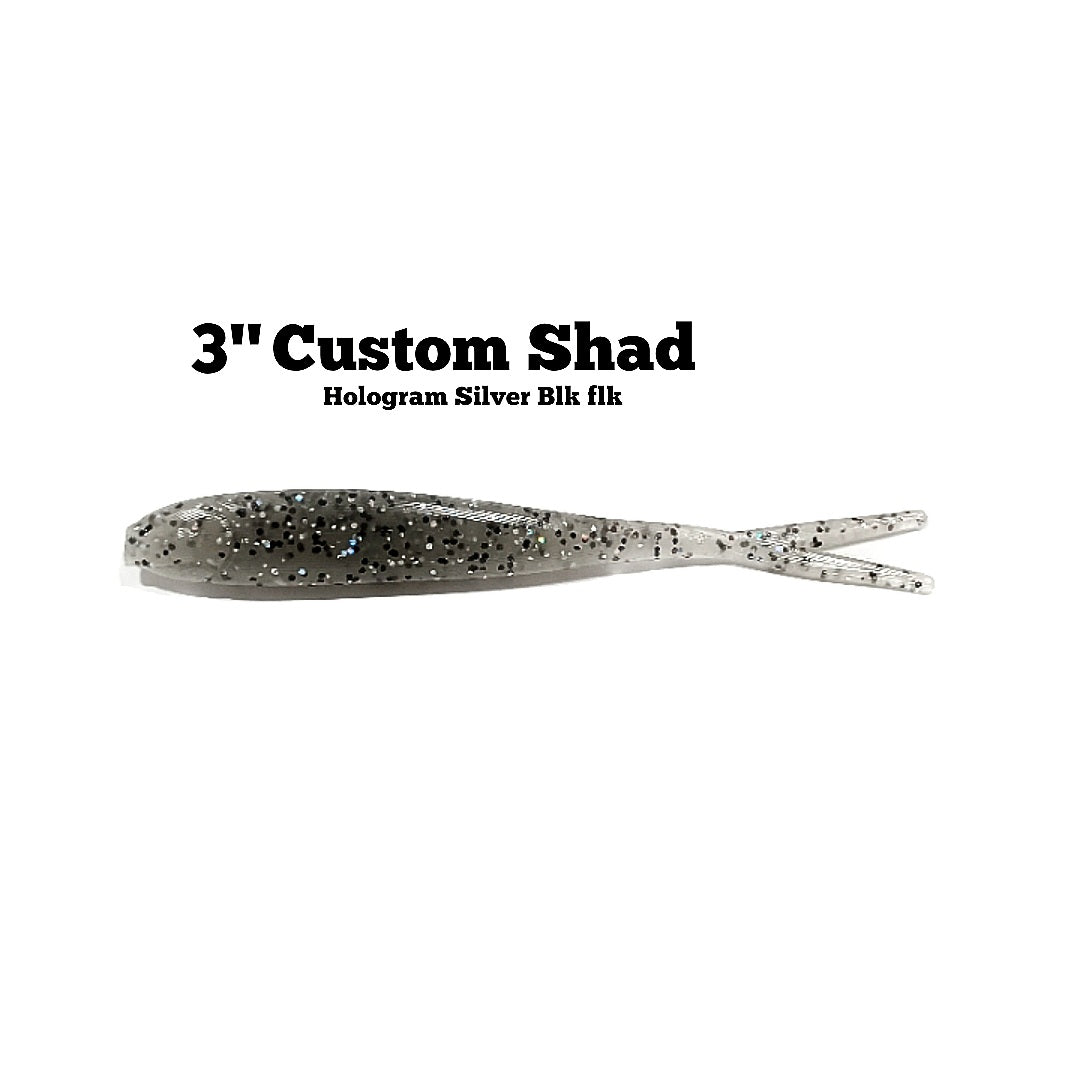 Minnow Madness 3" split tail minnow *Variety of colors available*