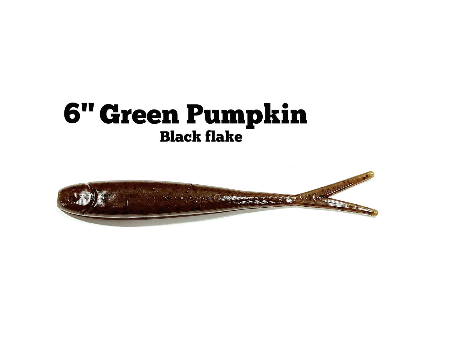Minnow Madness 6" split tail minnow *Variety of colors available*