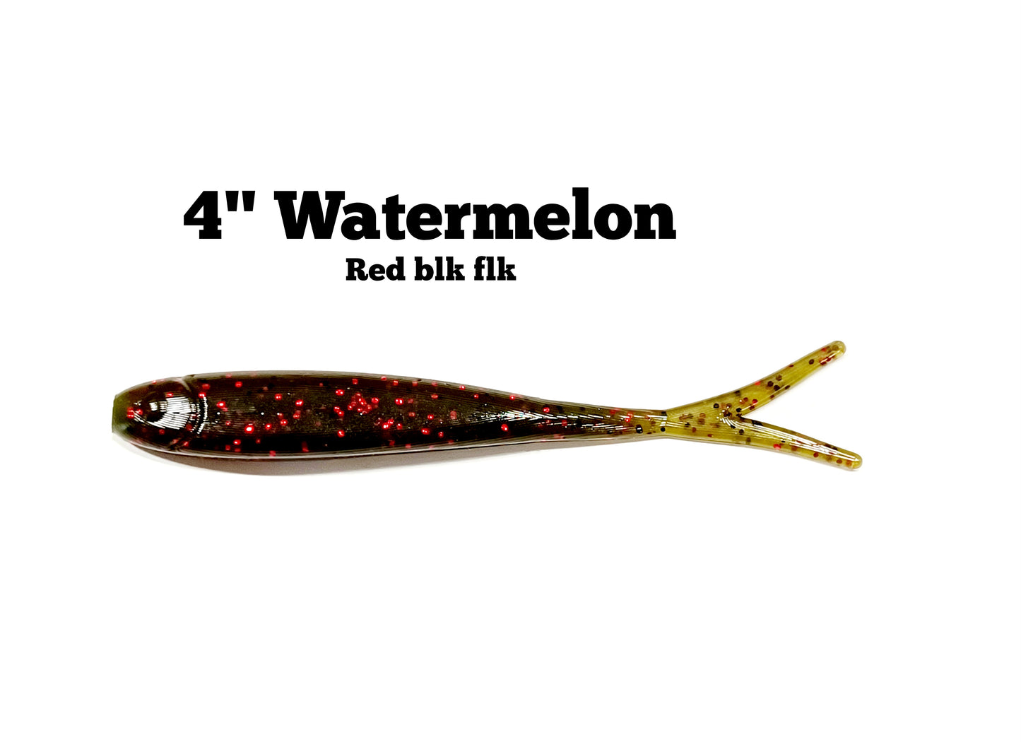 Minnow Madness 4" split tail minnow *Variety of colors available*
