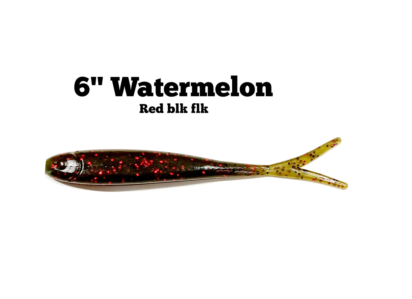 Minnow Madness 6" split tail minnow *Variety of colors available*