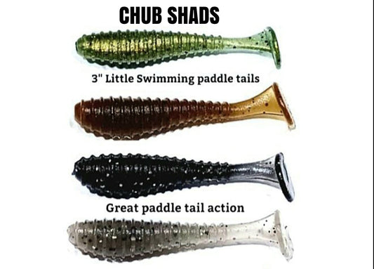CHUB SHADS (paddle tail swimbaits)
