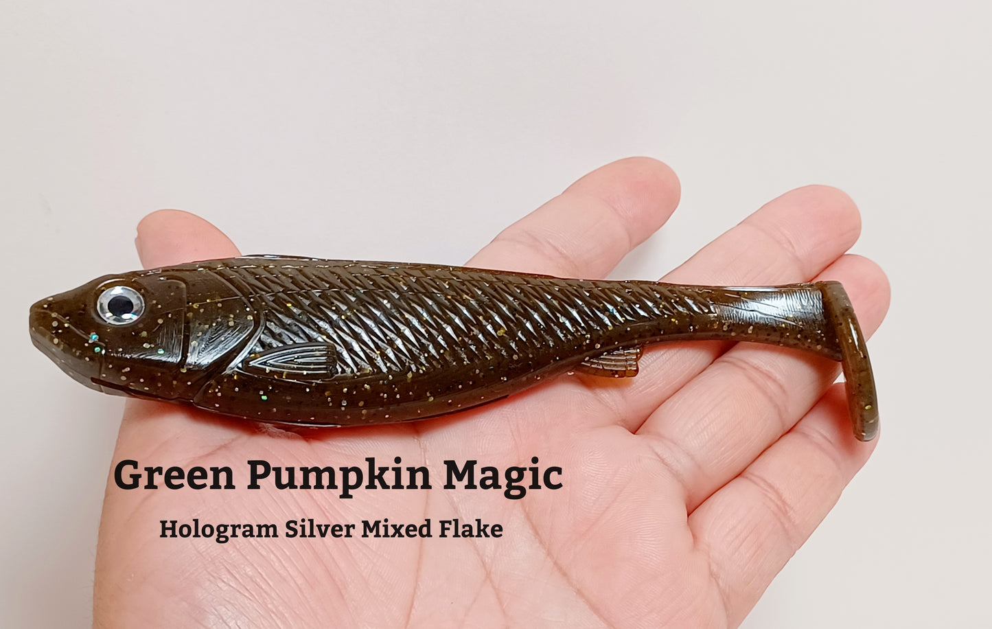 Cali's TS-6 TROPHY SEEKER 6"Handpoured Handcrafted custom swimbait