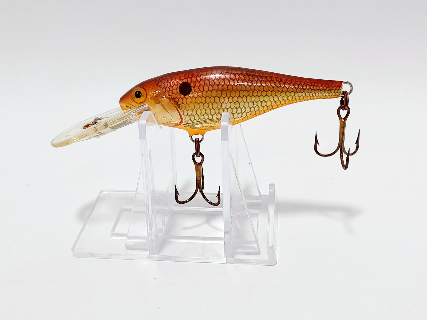 Vintage Rapala deep runner 5 crawdad Finland Balsa Wood crankbait Lure