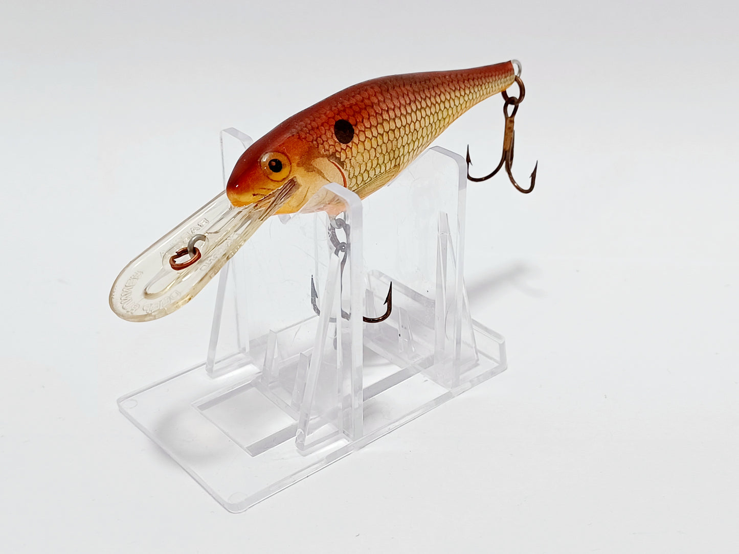 Vintage Rapala deep runner 5 crawdad Finland Balsa Wood crankbait Lure