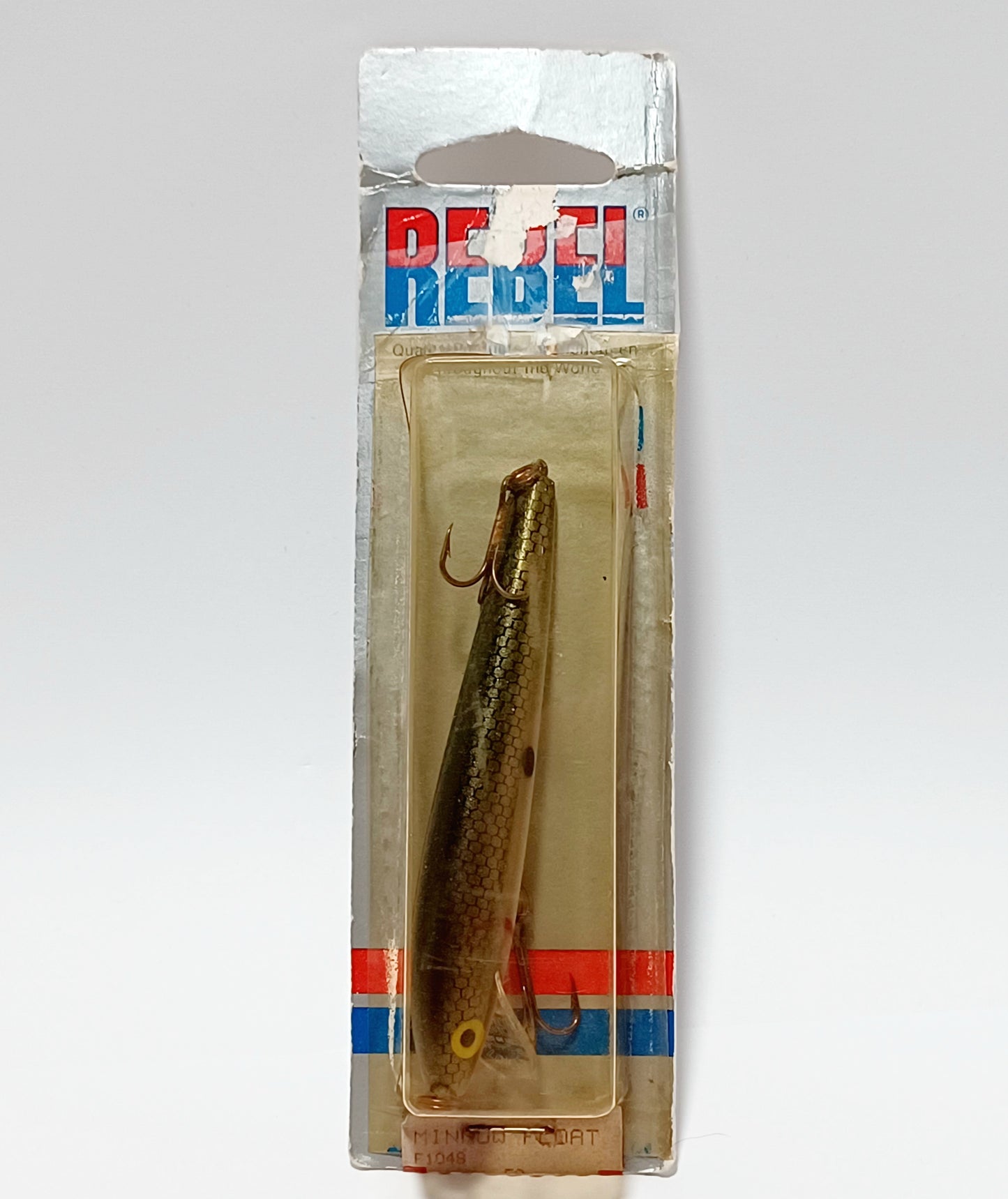 Vintage Rebel minnow floating lure