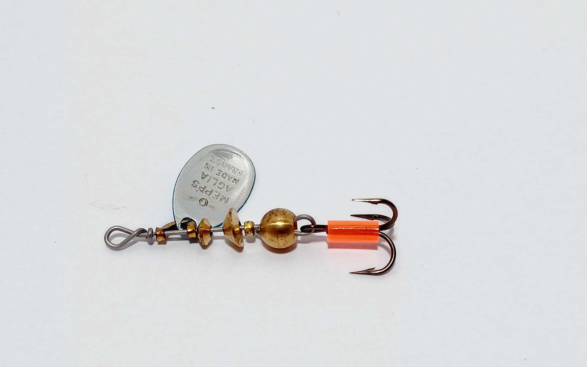 Vintage Mepps Aglia small #0 Lure in blue – Cali Bass Baits