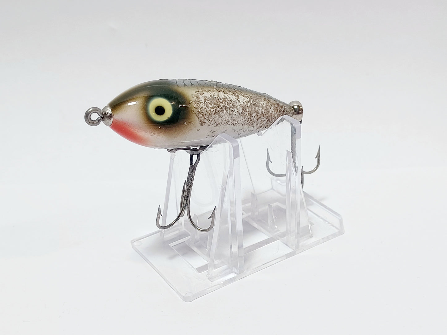 Vintage Heddon BABY ZARA Spook topwater lure (Factory Flash Glitter)