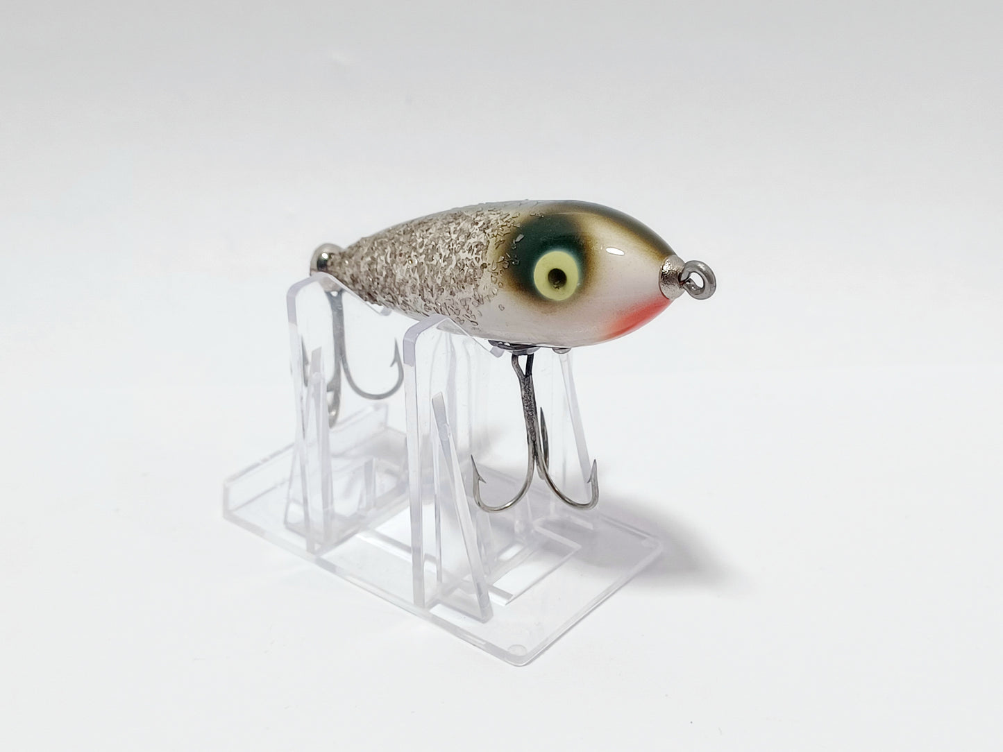 Vintage Heddon BABY ZARA Spook topwater lure (Factory Flash Glitter)