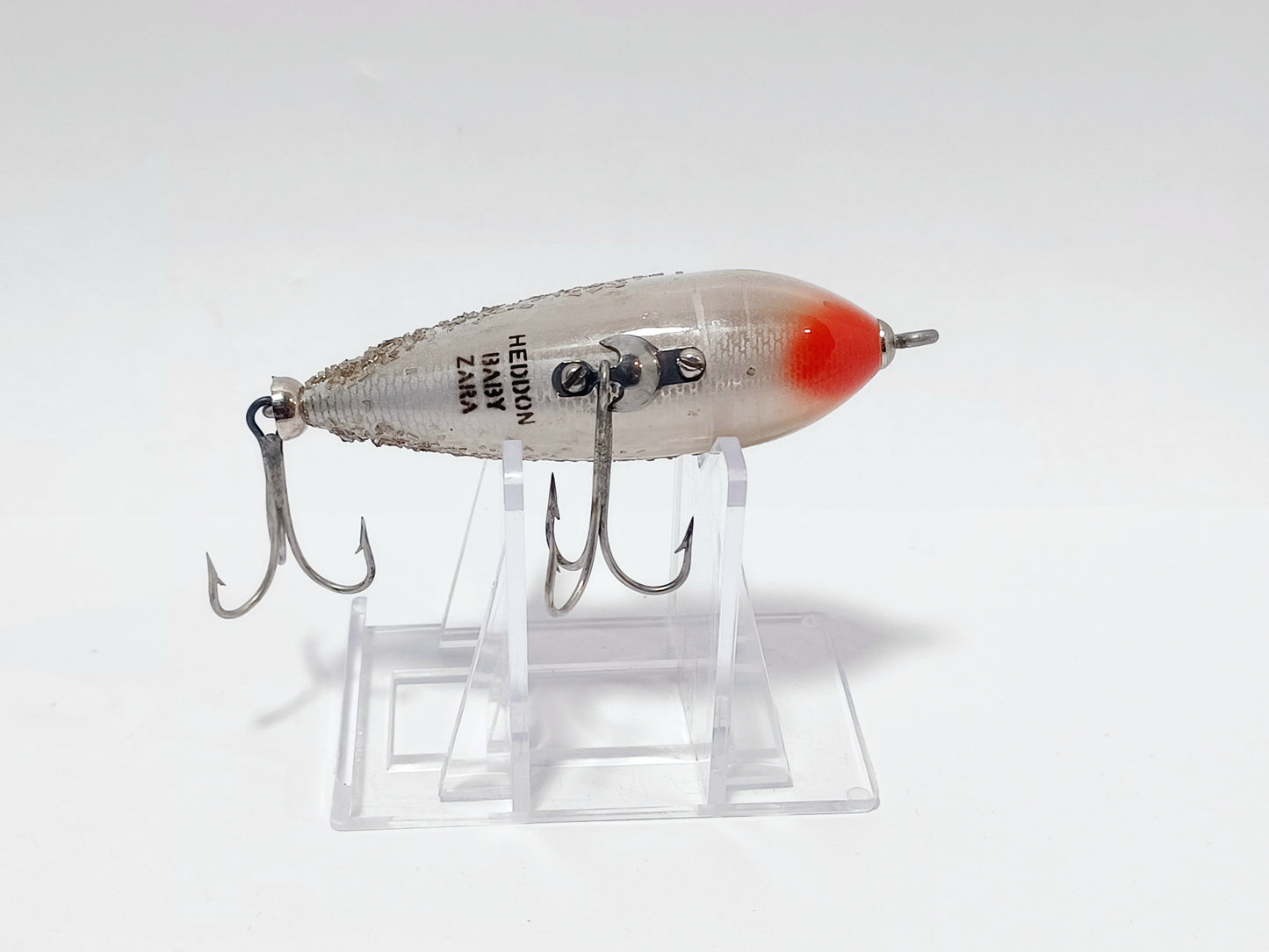 Vintage Heddon BABY ZARA Spook topwater lure (Factory Flash Glitter)
