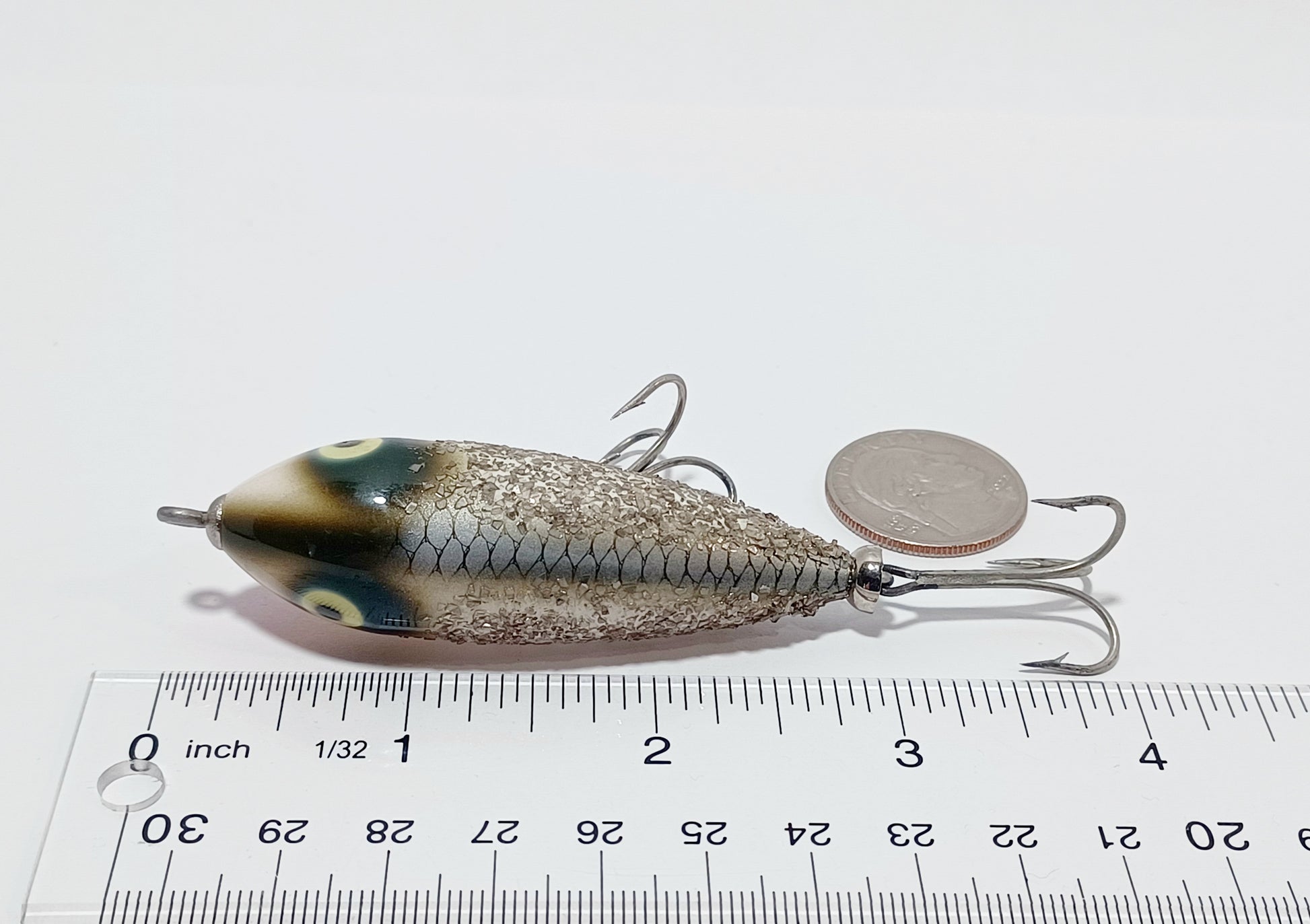 Vintage Heddon BABY ZARA Spook topwater lure (Factory Flash Glitter) Cali Bass Baits Vintage Heddon BABY ZARA Spook topwater lure (Factory Flash Glitter) Cali Bass Baits