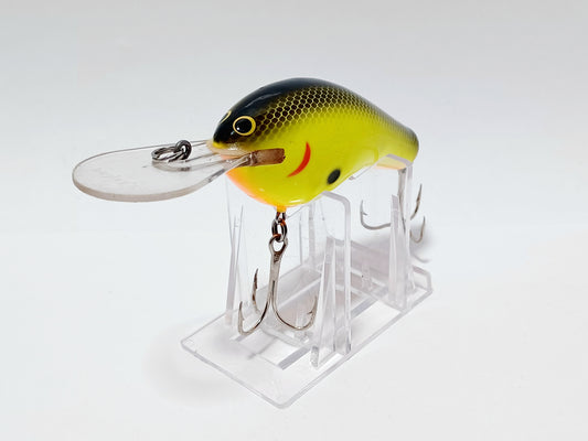 Vintage Bagley’s Diving B3 DB3 Crankbait Lure (Black Chartreuse Shad)