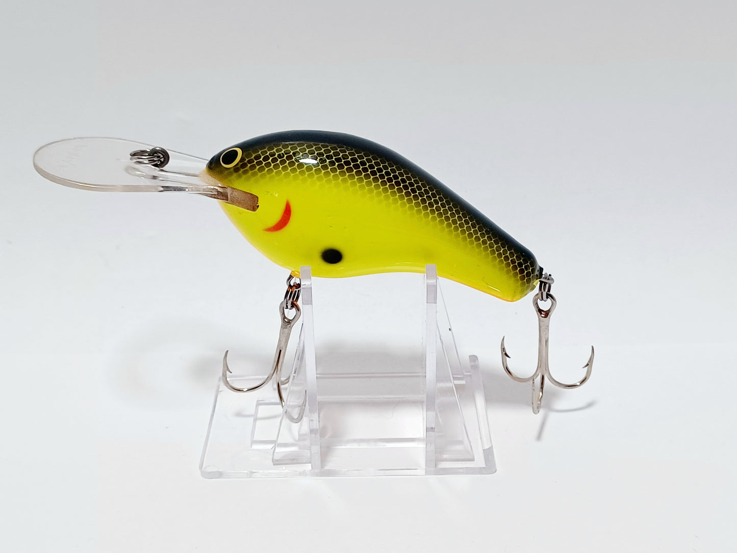 Vintage Bagley’s Diving B3 DB3 Crankbait Lure (Black Chartreuse Shad)