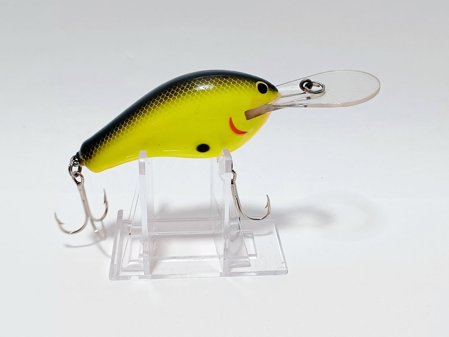 Vintage Bagley’s Diving B3 DB3 Crankbait Lure (Black Chartreuse Shad)