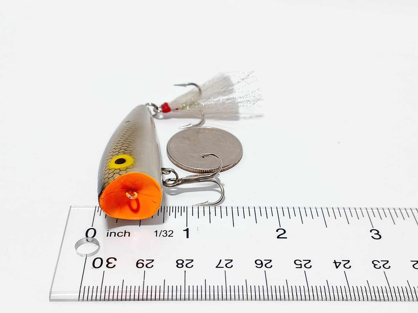 Rare color* Vintage REBEL POP R topwater minnow lure