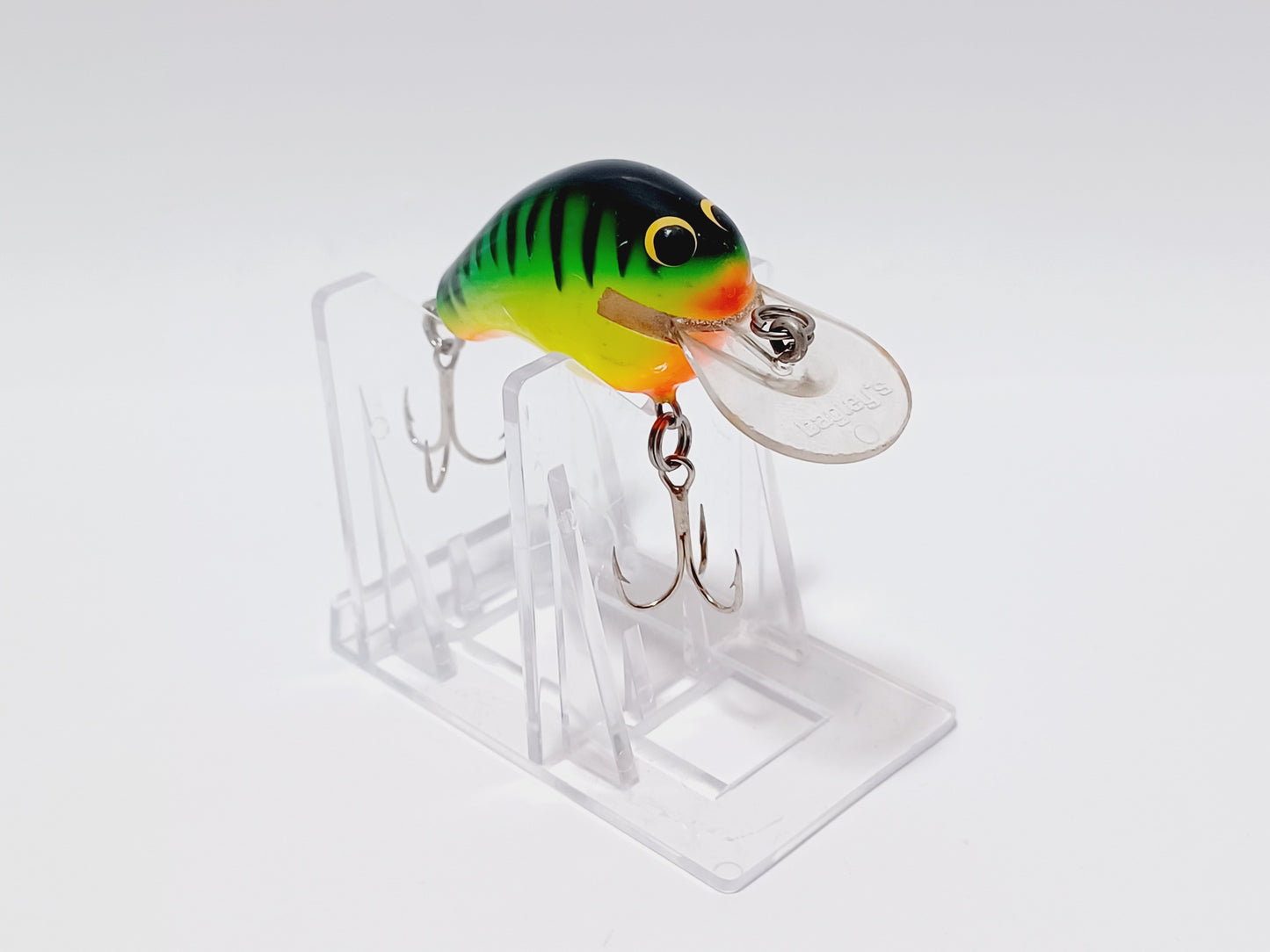 Vintage BAGLEYS Diving B1 DB crankbait lure firetiger shad