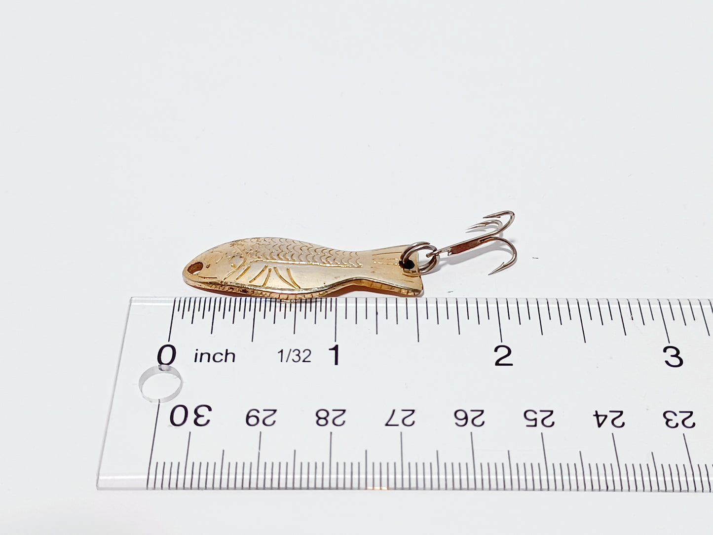 Vintage AL'S Goldfish Shad minnow metal lure