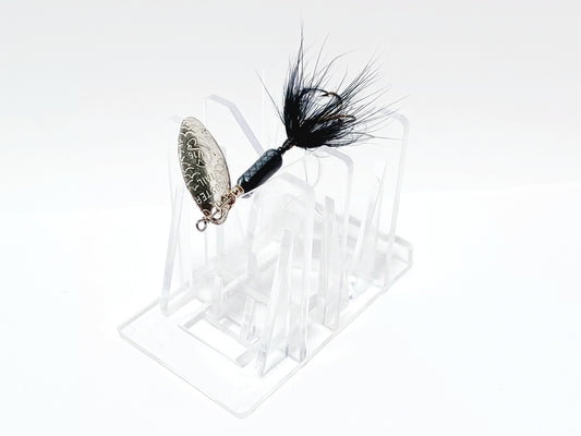 Vintage Mepps ROOSTER TAIL 1/16oz spinning lure black silver