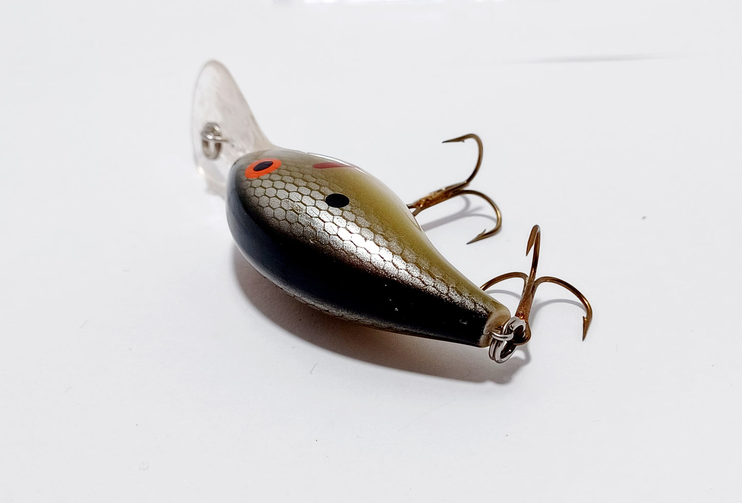 Vintage Classic Rebel Deep Wee-R rattling diving crankbait lure