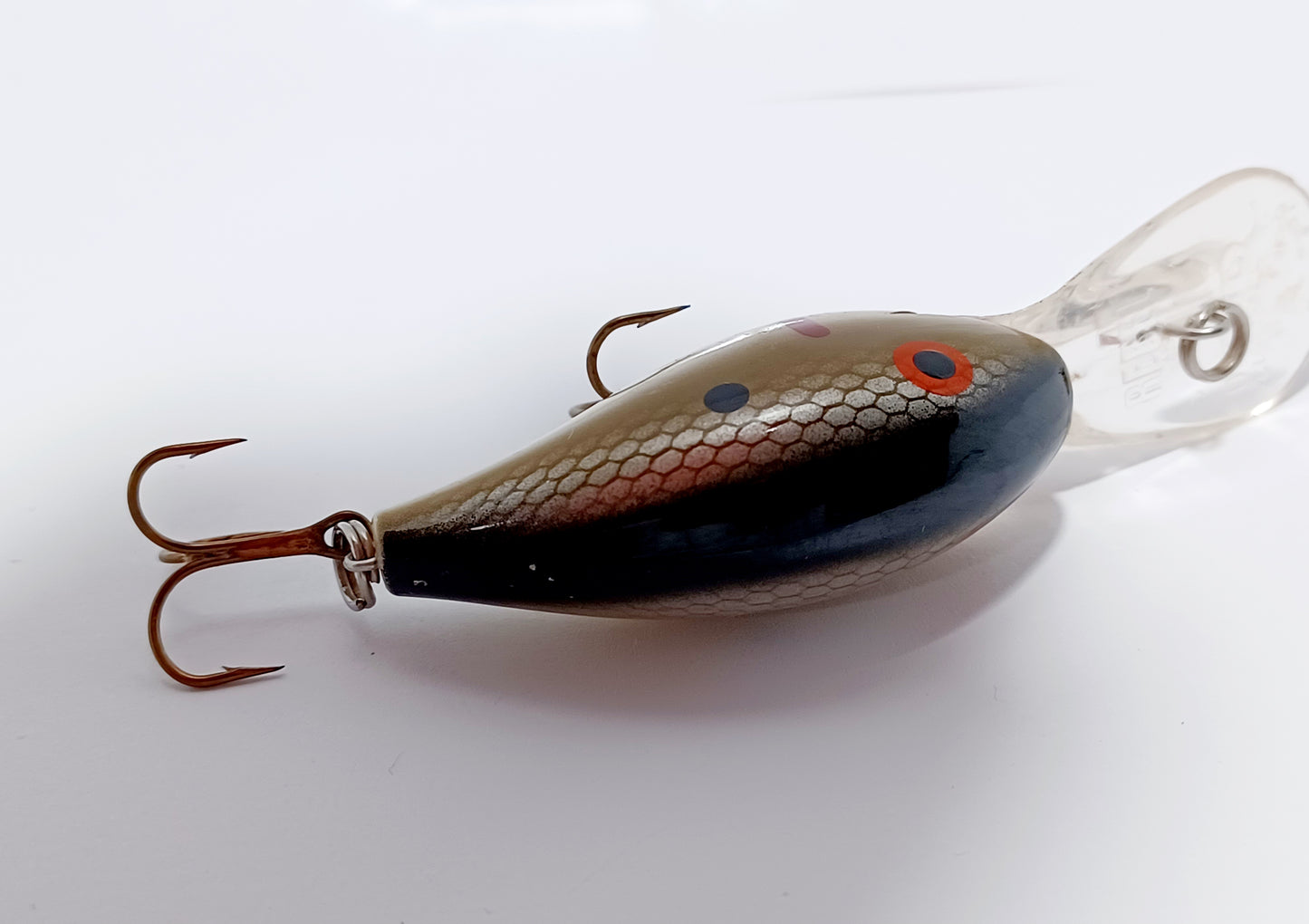 Vintage Classic Rebel Deep Wee-R rattling diving crankbait lure