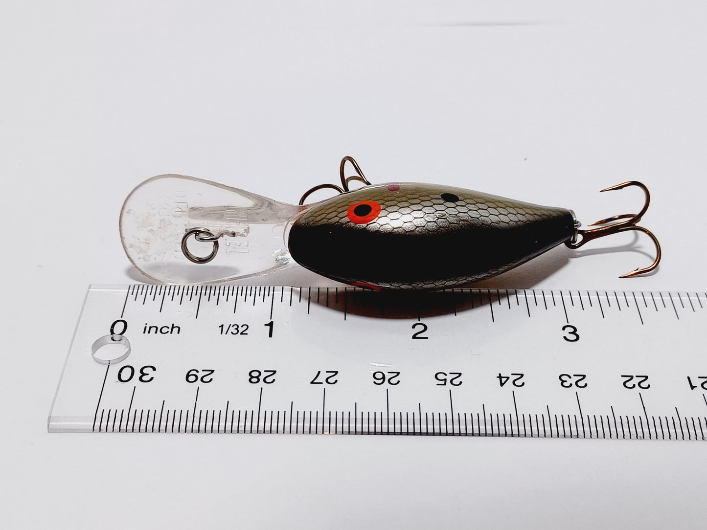 Vintage Classic Rebel Deep Wee-R rattling diving crankbait lure