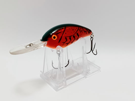 Classic Bill Dance Suspending Fat Free Shad (Holographic Red Craw) Rattling crankbait diving lure