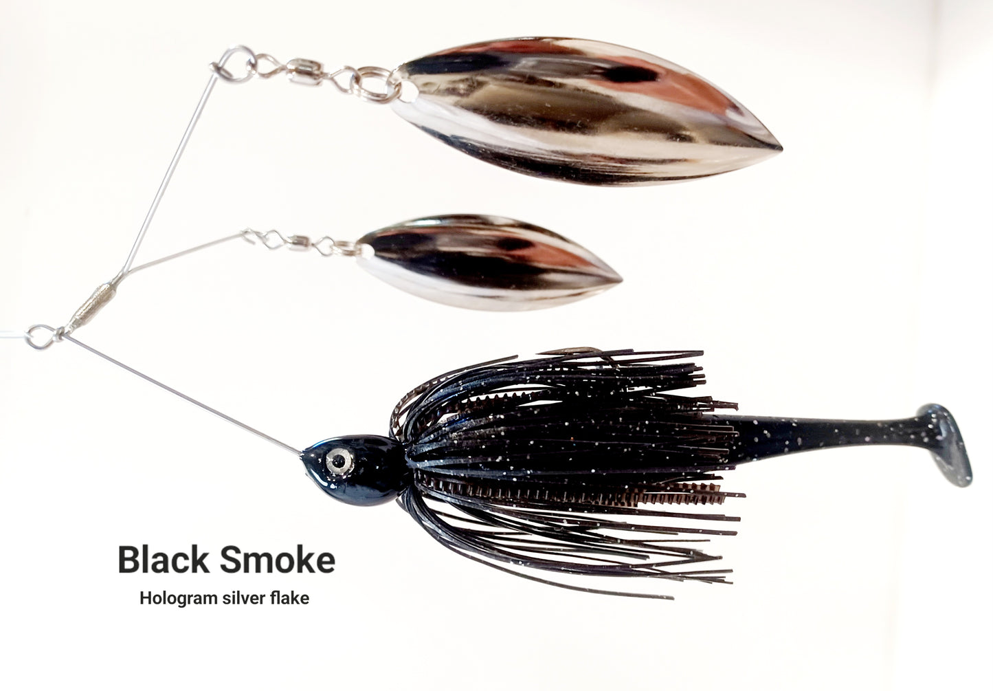 Cali's (FULL SIZE) DOUBLE WILLOW Spinner Bait (Large Blades). Variety of colors and sizes to choose from.