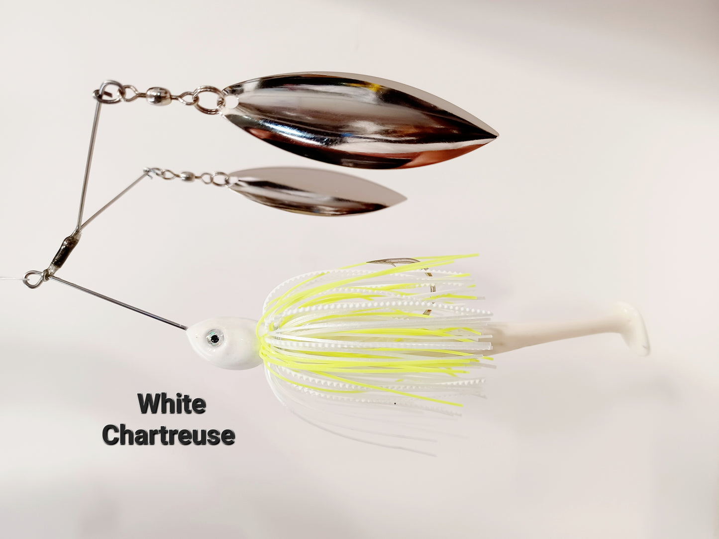 Cali's DOUBLE BIG WILLOW Spinner Bait (2 big blade custom lure) Variety of colors to choose from.
