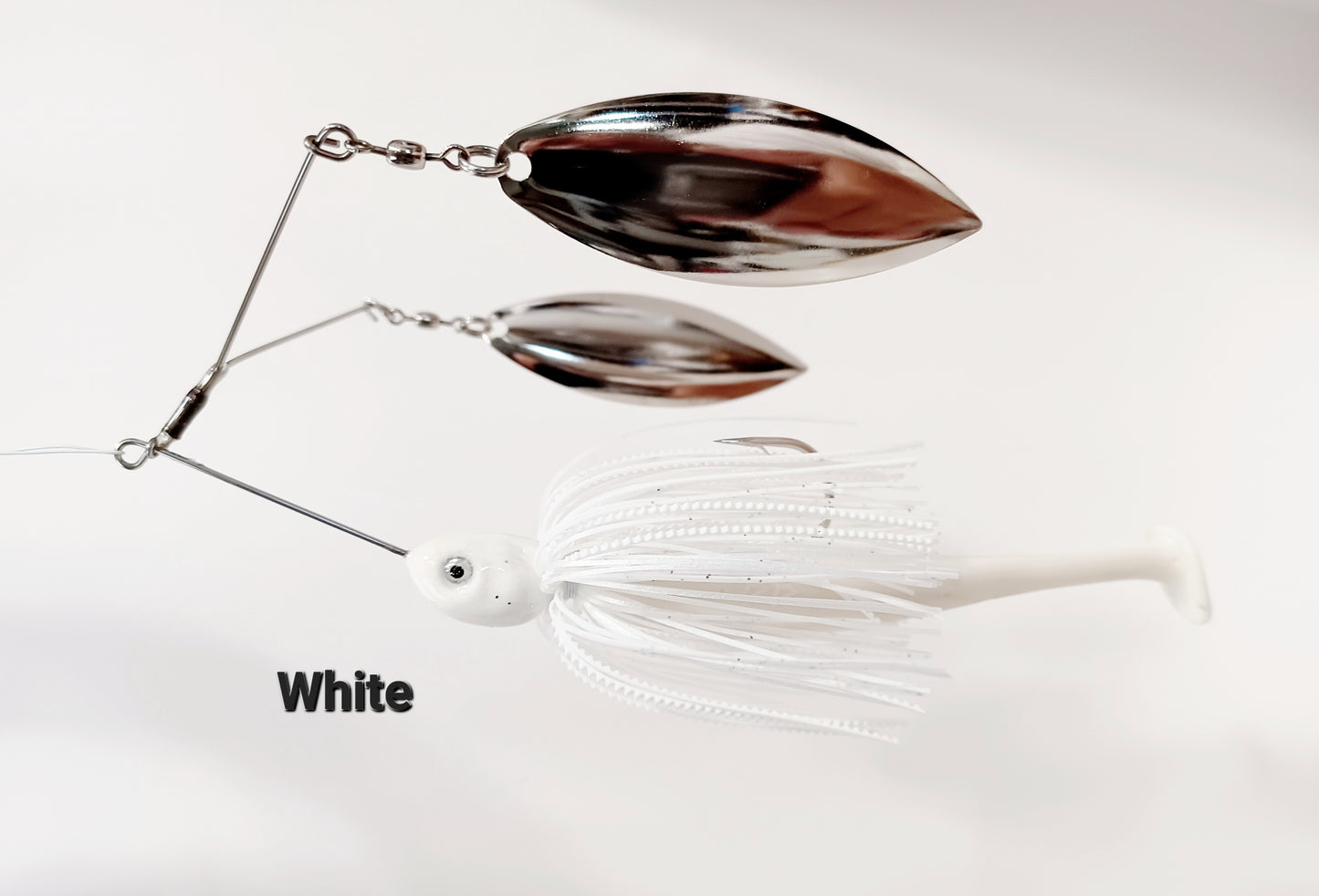 Cali's DOUBLE BIG WILLOW Spinner Bait (2 big blade custom lure) Variety of colors to choose from.