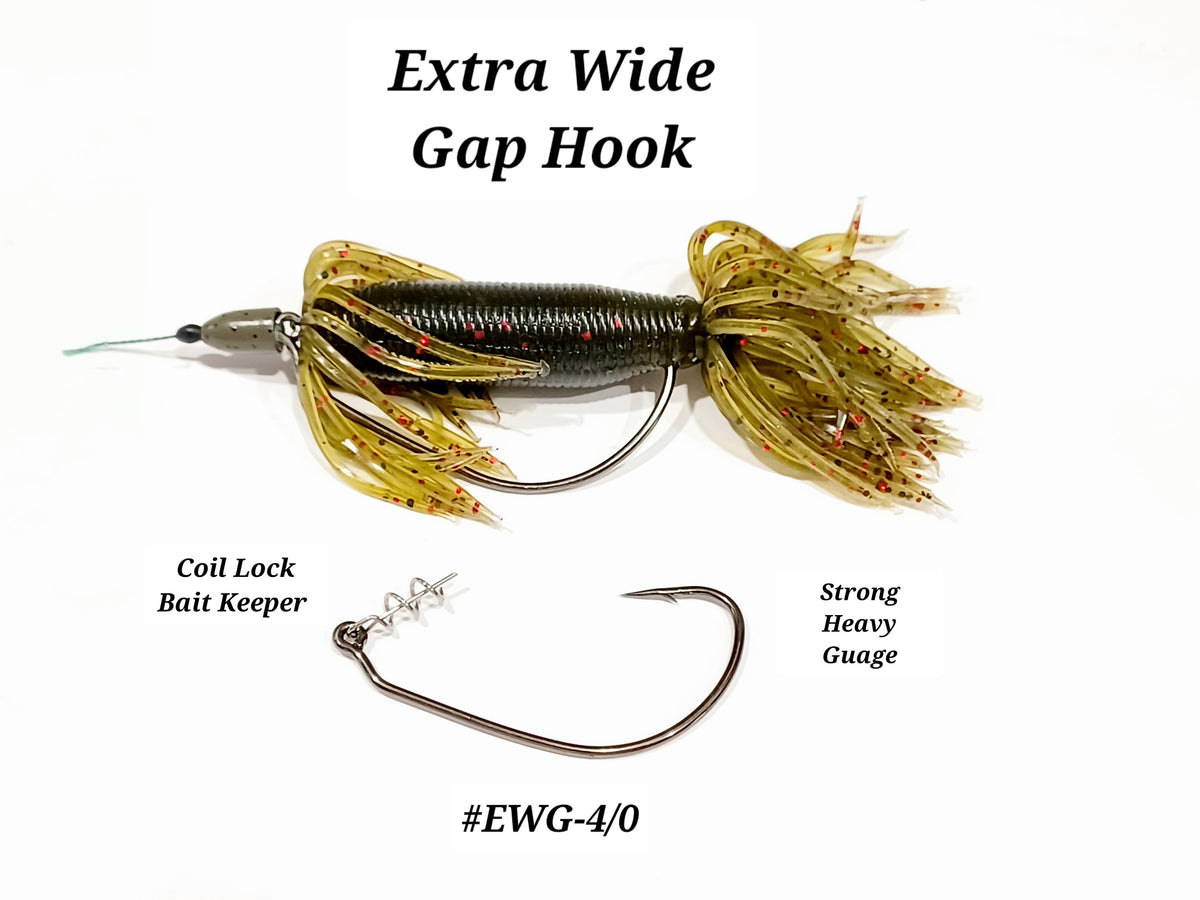FATTY GRUB swimmer (single skirt twin tail) variety of colors available