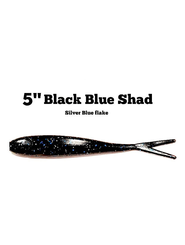 Minnow Madness 5" split tail minnow *Variety of colors available*