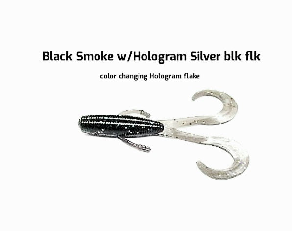 color changing fishing bait lures Galaxy Grub (twin tail) variety of colors available – Cali Bass Baits