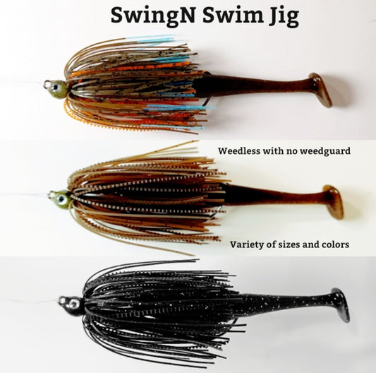 Cali SwingN Swim Jig, Variety of colors and sizes to choose from