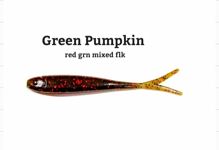 Minnow Madness Tiny 2" split tail minnow *Variety of colors available*
