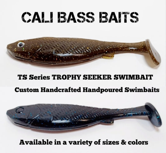 Cali's TS-4 TROPHY SEEKER Handpoured Handcrafted custom swimbait 4" inch