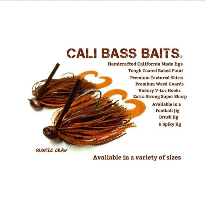 Cali Jig in rustic craw (Football or Brush Jig)