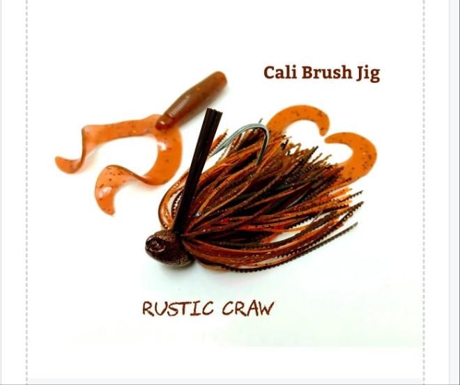 Cali Jig in rustic craw (Football or Brush Jig)