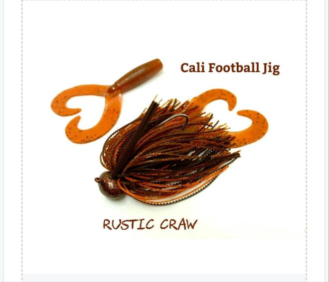 Cali Jig in rustic craw (Football or Brush Jig)