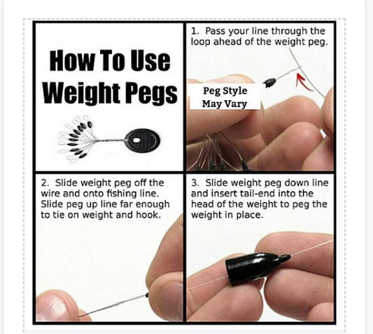 Weight Pegs Rubber Stoppers, Keeps Weights From Sliding
